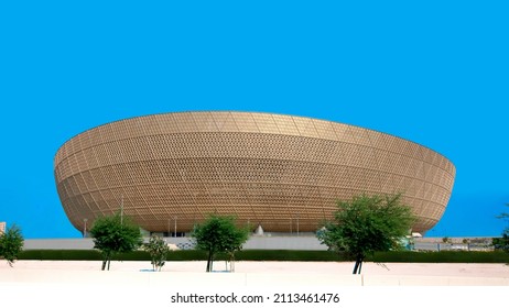 The 80,000-seats  Lusail Stadium -   It is here that the FIFA World Cup Qatar 2022™ final will be staged - Doha QATAR 11-2021
