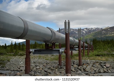 The 800-mile-long Trans Alaska Pipeline System Is One Of The World's Largest Pipeline Systems.