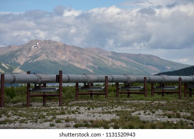 The 800-mile-long Trans Alaska Pipeline System Is One Of The World's Largest Pipeline Systems.