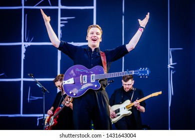 8-10 June 2019. Pinkpop Festival, Landgraaf, The Netherlands. Concert Of George Ezra