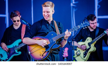 8-10 June 2019. Pinkpop Festival, Landgraaf, The Netherlands. Concert Of George Ezra