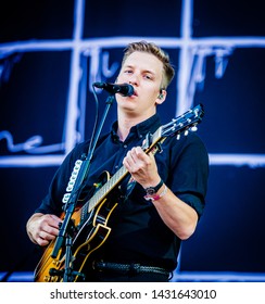 8-10 June 2019. Pinkpop Festival, Landgraaf, The Netherlands. Concert Of George Ezra