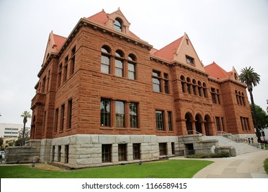 8-27-2018 Santa Ana California: Old Orange County Courthouse In Santa Ana California. 