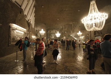 8-7-2012: Warsaw, Poland: Poland Wieliczka  salt mine