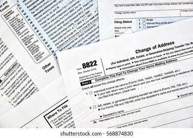 8822 change of address federal tax form