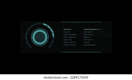 An 8k HUD element of a user interface's LED pannel. - Powered by Shutterstock - Get 15% off with code: PIKWIZARD15