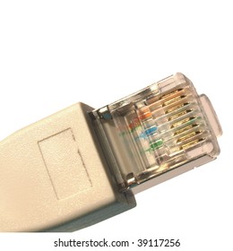 8P8C RJ45 Registered Jack For LAN Ethernet Connection