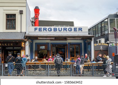 8th October 2019,Queenstown,New Zealand.The Famous FERGBURGER Restaurant In Queenstown,New Zealand.