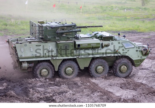 8x8 Wheeled Armoured Personnel Carrier Apc Stock Photo (Edit Now ...