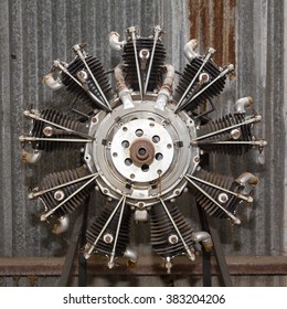 9 Cylinder Radial Airplane Engine Stock Photo 383204206 | Shutterstock