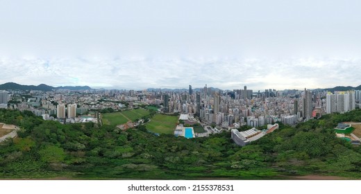 9 May 2022 A City Scape Of Kowloon Peninsula, Hong Kong