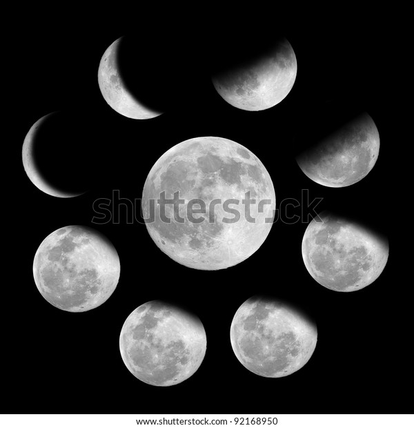 9 phases of the moon\
background