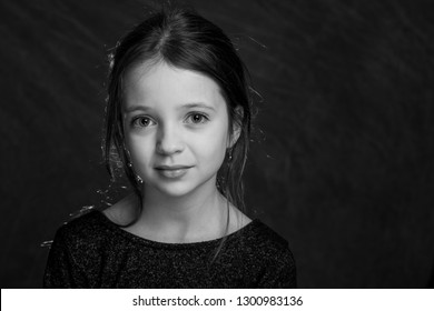 9 Years Old Girl Portrait Stock Photo (Edit Now) 1300983193