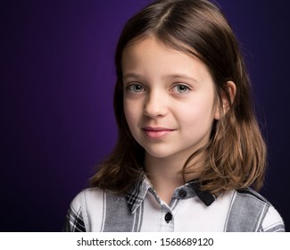 9 Years Old Girl Portrait Stock Photo 1568689120 | Shutterstock