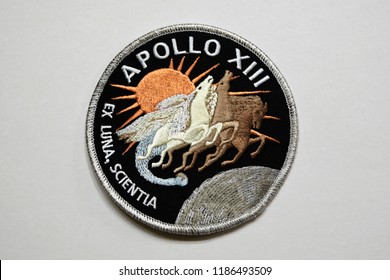 9/23/18 Glendale Arizona Apollo 13 Mission Patch