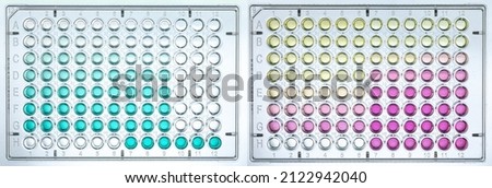 96-well microplates compared to antioxidant activity test: ABTS and DPPH. Scientific research of natural substances against cellular aging.