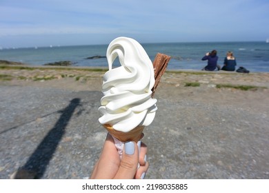 99 Ice Cream Cone At The Seaside