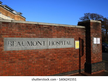 9th December 2019, Dublin, Ireland. The Entrance To Beaumont Hospital On Beaumont Rd In Dublin's Northside. 