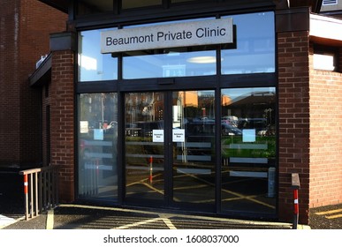 9th December 2019, Dublin, Ireland. Beaumont Private Clinic Entrance In The Grounds Of Beaumont Hospital, Dublin. 