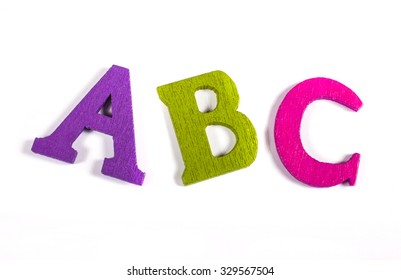 B C Spelt Out Using Bright Stock Photo 329567504 | Shutterstock