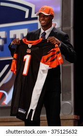 A. J. Green Is Introduced As The Fourth Pick To The Cincinnati Bengals At The NFL Draft 2011 At Radio City Music Hall In New York, NY.