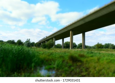 A10 Flyover In Hertford And Ware In Hertfordshire UK