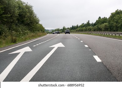 A30 Dual Carriage New Section Bodmin Bypass Cornwall England Uk Motorway.