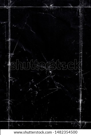 A4 Folded Paper Texture. Authentic Grungy Folded Paper Perfect for Poster Design & a Background. - Photograph/Texture