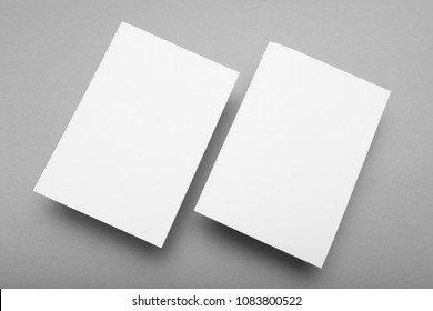 A5 Template Blank Paper Mockup.