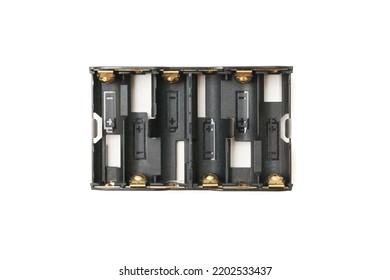 AA Battery Case Isolated On White Background