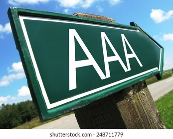 AAA Credit Rating Sign