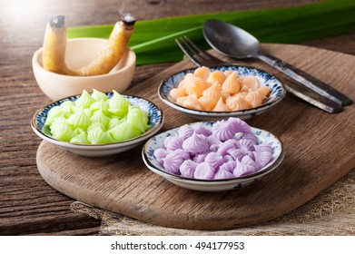 Aalaw or Alua, Thai traditional candy sweet dessert