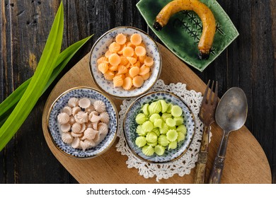Aalaw or Alua, Thai traditional candy sweet dessert
