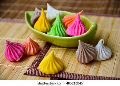 Aalaw Candy Colorful,Thai dessert.