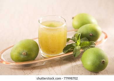 Aam Panna  or Salted Green Mano Juice