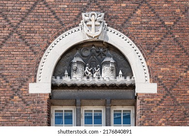 Aarhus, Denmark - 2022-05-08: Aarhus Custom House (Toldkammeret), Also Known Als Toldboden, Is Located On The Harbour Front. Completed In 1898, It Was Designed By Hack Kampmann