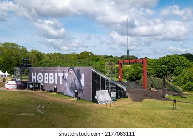 Aarhus, Denmark, 2022-05-26: As A Theatrical Event, Moesgaard Museum Was Transformed In 2022 Into Tolkien’s Magical World Middle Earth, Filled With Hobbits, An Evil Dragon, Enormous Trolls, Elves Etc.