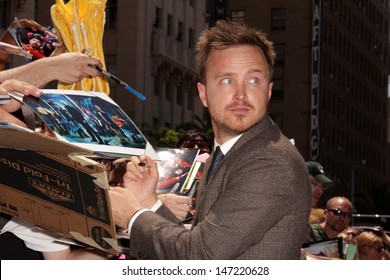 Aaron Paul At The Bryan Cranston Star On The Hollywood Walk Of Fame Ceremony, Hollywood, CA 07-16-13