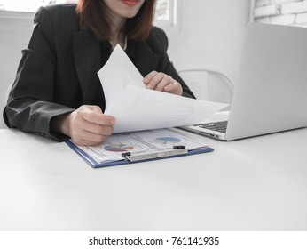 Aasian young business woman working with new startup project hand pointing graph discussion and analysis data charts and graphs.Business finances and accounting concept  - Shutterstock ID 761141935