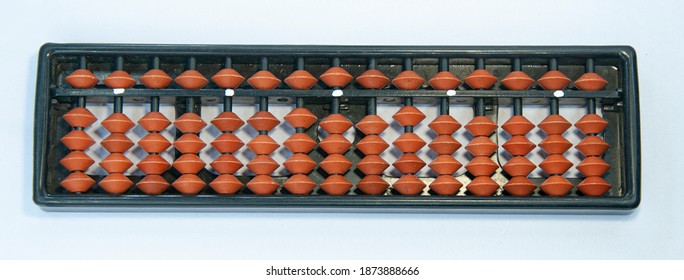 Abacus Scale Mathematics studio shoot with white background HD Image
