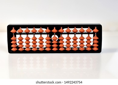 An Abacus In A White Background