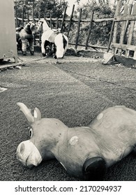 Abandon Playground,a Playground In The North Of Bandung That Has Been Abandoned For A Long Time Leaves Dark Stories In It