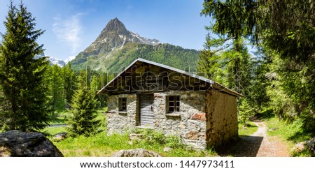 Similar – Image, Stock Photo alpine hut Nature