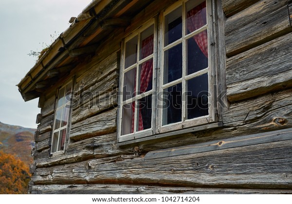 Abandoned Ancient Wooden Houses Foot Dalsnibba Stock Photo Edit