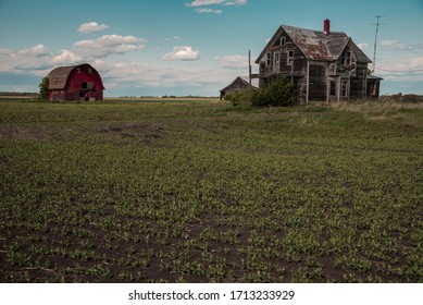 Abandoned Barn In Saskatchewan Canada 