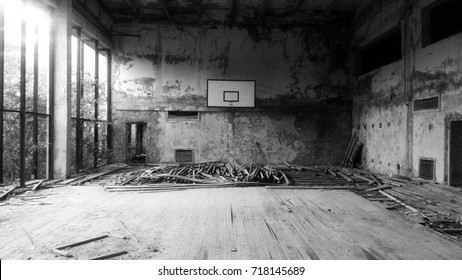 Abandoned Basketball Court Images Stock Photos Vectors