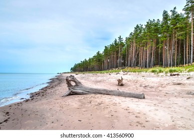 Abandoned Beach Of Liepaja, Latvia