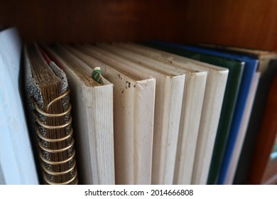 Abandoned Book Collections In An Old Library