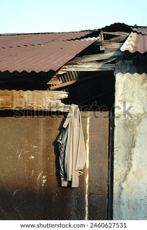 Similar – Image, Stock Photo Drying laundry Village