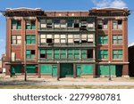 Abandoned building in downtown Cairo, Illinois, USA.